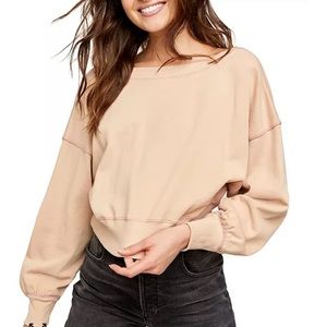 Size S/M pink free people pullover